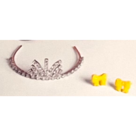 Fancy Nancy 13” Doll Learn To Be ACCESSORIES SET Ballet Shoes Tiara  Earrings - Picture 3 of 5